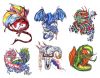 colored dragon pics tattoo